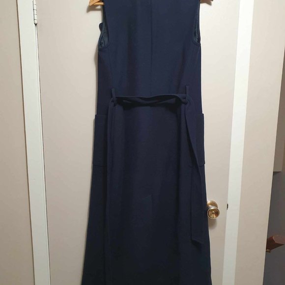 BNWT Giuliva Heritage x HM Sleeveless Wool-blend Coat - XS - Midnight Blue - Picture 5 of 7